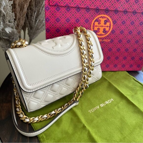 Tory Burch Fleming Small Quilted Leather Convertible Shoulder Bag - Picture 9 of 13